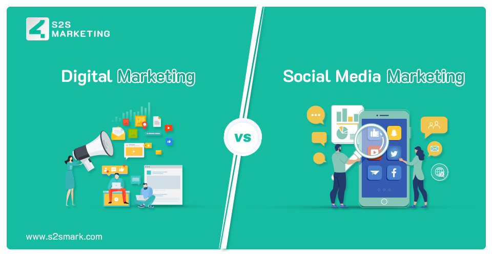 Digital vs Social Media Marketing-S2S Marketing