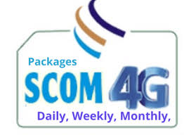 SCOM internet Packages- daily,weekly and monthly